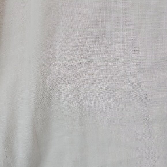 Nasty Gal I Live For The Sun Linen Mini Dress Womens Size 10 Cream Square Neck - Picture 11 of 11